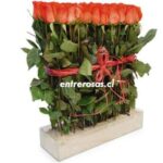 ARREGLO DE 18 ROSAS IMPORTADAS :RA018