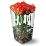 Florero con Rosas de Exportación