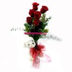 FLORERO DE 6 ROSAS CODIGO: NC106
